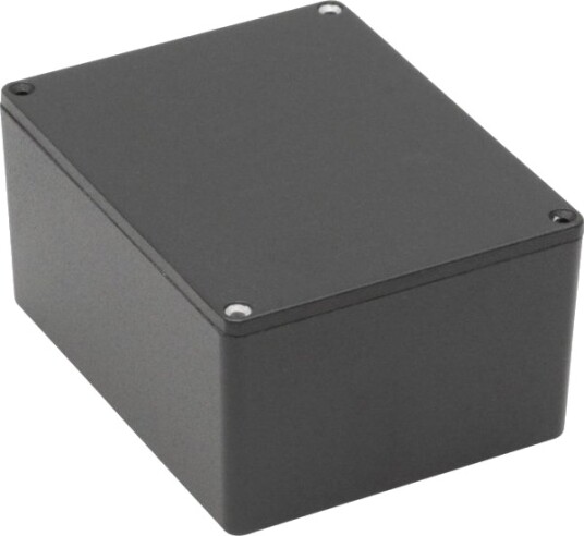 Hammond Electronics 1590PPBK 121 × 95 × 61 mm Aluminium Svart Kabinett