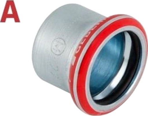 Geberit Mapress 22 mm Galvanisert Vannkappe i Stål