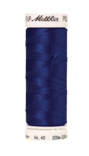 Mettler, Poly Sheen 200m Farge nr 3543 Royal Blue