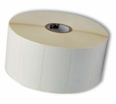 ZEBRA LABEL POLYPROPYLENE 51X25MM THERMAL TRANSFER POLYPRO 3000T GLOSS PERMANENT ADHESIVE 25MM CORE