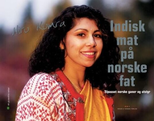Indisk mat på norske fat Innbundet Veldig pen bok / som ny