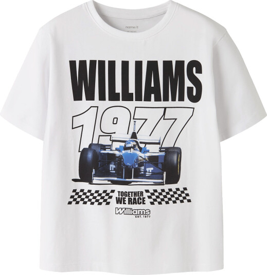 Name It Nkmatlas Formel1 Ss Nreg Top Box Bfu White 116