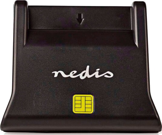Nedis Smartkortleser Bordmodell USB 2.0 Svart