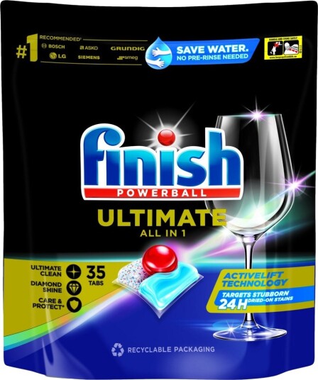 FINISH ULTIMATE ALL IN 1 OPPVASKMASKIN TABLETTER 35 STK 3216512 FINISH ULTIMATE ALL IN 1 OPPVASKMASKIN TABLETTER 35 STK 3216512