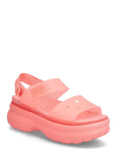 Crocs Soho Frosted Y Strap Sandal   Pink   41/42