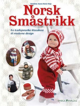 Norsk småstrikk Innbundet Pent brukt bok