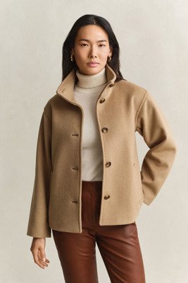 Gant Wool Blend Jacket   WARM KHAKI   L