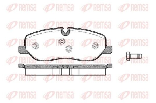 Bremseklosser REMSA 1158.00 Bremseklosser REMSA 1158.00