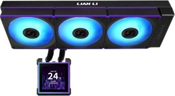 Lian Li HydroShift II LCD S 360 CL svart GHS2LCDS36CB