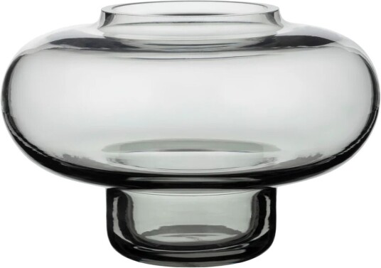 Marimekko Fyr telysholder Ø12,7 cm Grå Munnblåst Glass Marimekko Fyr telysholder Ø12,7 cm Grå Munnblåst Glass