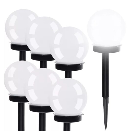 Hagelampe Solcelle / Lampe 6 stk Hagelampe Solcelle / Lampe 6 stk