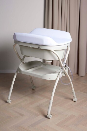 Beemoo CARE Flex Stellebord med Badebalje Soft Beige