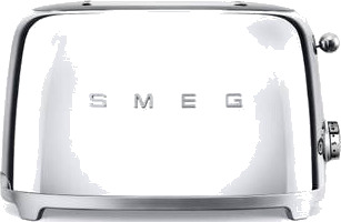 Smeg 50's Style Brødrister 2 Skiver Krom TSF01SSEU med Bagelfunksjon
