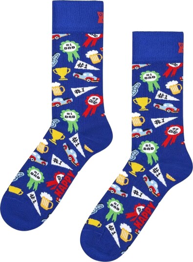 Happy Socks Number One Dad Sock Blue 41 46