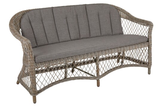 Brafab Kamomill 2 seter sofa Beige med grå pute X85x75 cm Beige Brafab Kamomill 2 seter sofa Beige med grå pute X85x75 cm Beige