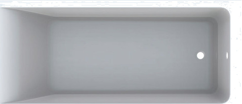 Geberit Badekar Renova Plan Hvit 180x80cm Geberit Badekar Renova Plan Hvit 180x80cm
