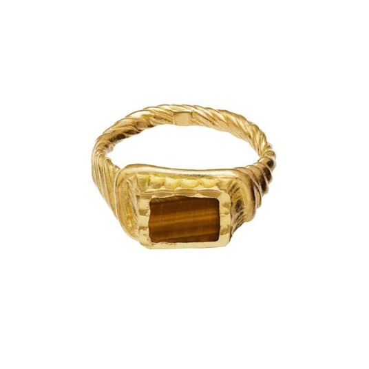 Maanesten Kim Ring 18 kt. Gullbelagt sølv 4788a-43 - Dame - 925 sterling silver