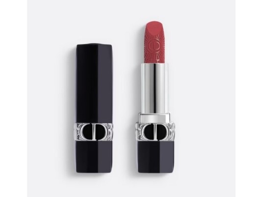 Christian Dior Dior Rouge Satin Finish Cream Lipstick 674 Midnight Rose Velvet 3.5 G 