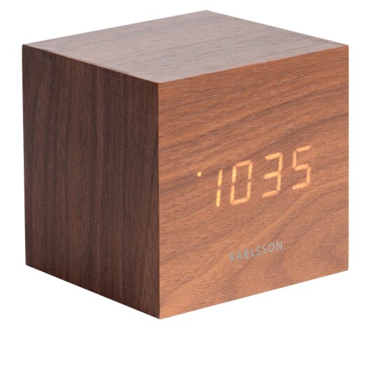 Karlsson Alarm Clock Mini Cube Vekkeklokke KA5655DW   Unisex Kvarts urverk