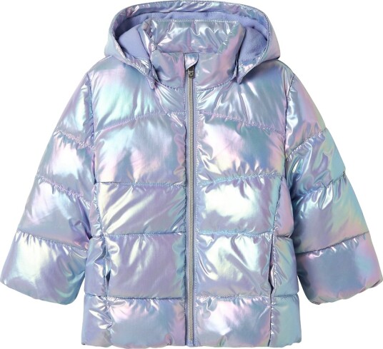 Name It Pastel Lilac Nmfmolina Puffer Jakke Shiny 98