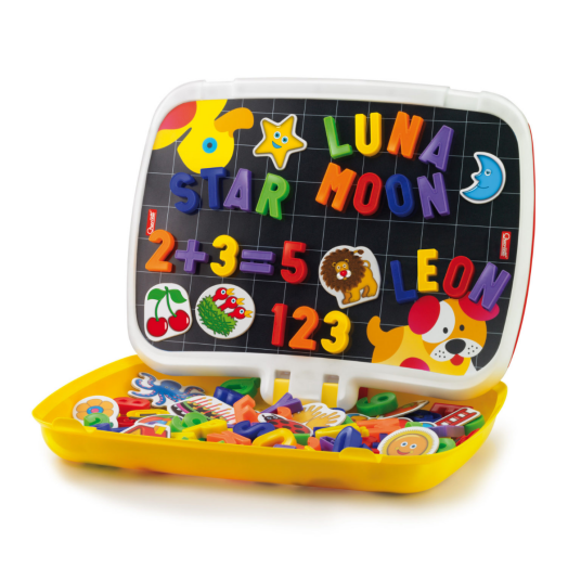 Quercetti Combi ABC + 123 - Magnetic Tablet with Letters and Numbers Quercetti Combi ABC + 123 - Magnetic Tablet with Letters and Numbers