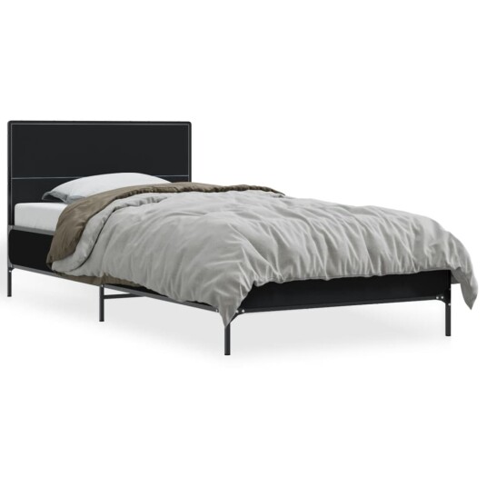  Sengeramme svart 90x200 cm konstruert tre og metall 8721102444951