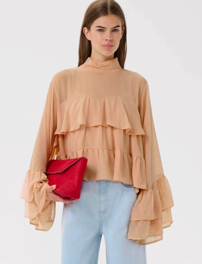 Gestuz Gzchiffany Blouse Pink 36 Gestuz Gzchiffany Blouse Pink 36