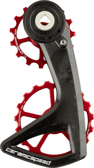 Ceramicspeed OSPW RS 5-eikers trinsehjul SRAM Red D1/E1+Force D1 v3 rød