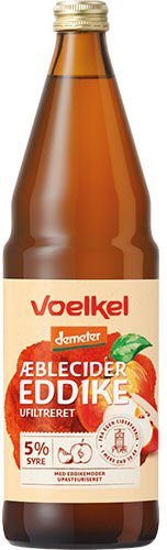 Voelkel Eplecidereddik ufiltrert Øko Demeter 750 ml Voelkel Eplecidereddik ufiltrert Øko Demeter 750 ml