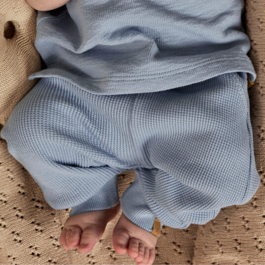 Lil' Atelier   Bukse Baby Harun Loose Dusty Blue   68