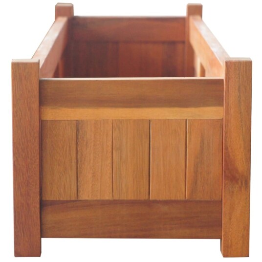 vidaXL Høybed 2 stk akasietre 100x30x25 cm