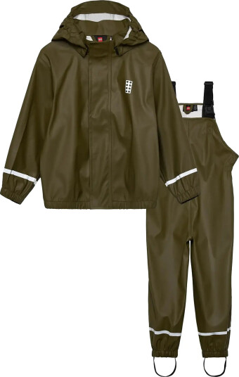 LEGO KIDSWEAR Lwjivan 200 Pu Rain Set |Khaki green |80