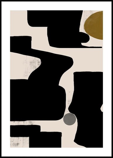 Curves and Shadows Plakat Plakat / 40x50cm