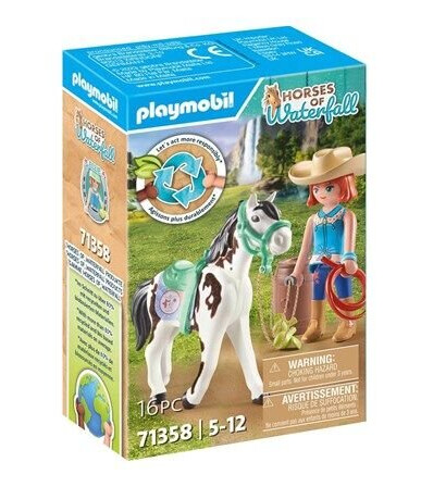 Playmobil Country Horses of Waterfall Ellie and Sawdust Playset 71358