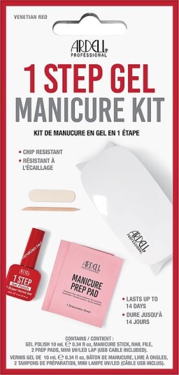 1 Step Gel Polish Manicure Kit Venetian Red 1 Step Gel Polish Manicure Kit Venetian Red