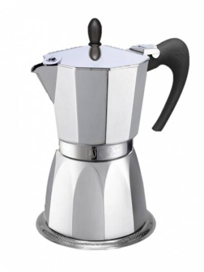 GAT Espressokoker for 6 kopper, stål og aluminium GAT Espressokoker for 6 kopper, stål og aluminium
