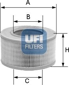 UFI 27.176.00 Luftfilter
