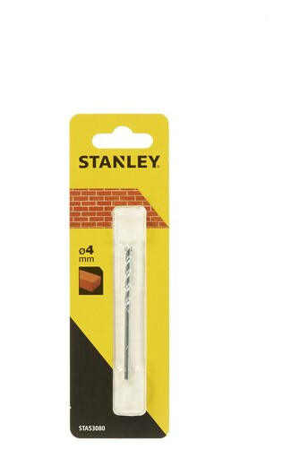 Stanley Murbor 4mm Bor for Murverk, 75mm Lengde - Modell STA53080