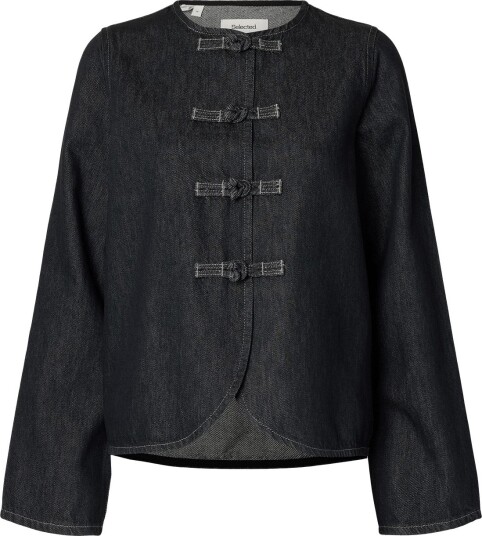 Selected Slwbaria Bora Denim Shirt Grey 36