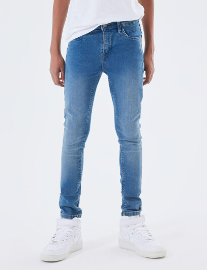 Name It Nkmsilas Xslim Jeans 2002 Tx Noos Blue 134