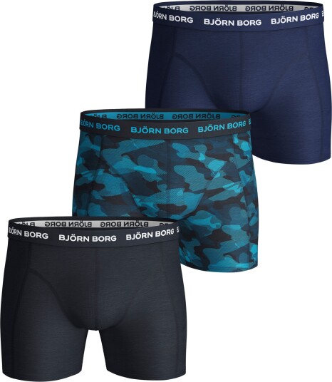 Björn Borg Men's Cotton Stretch Boxer 3-pack Multipack 6 M