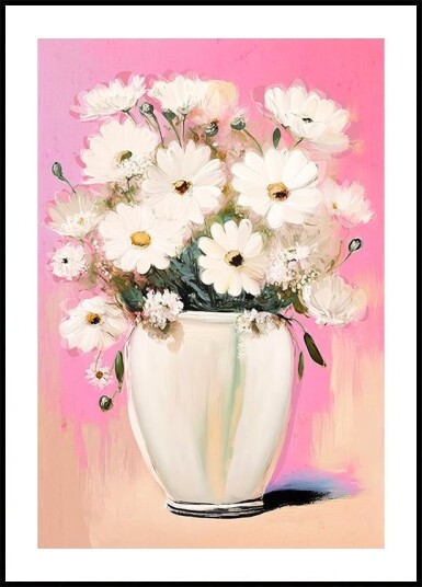 Petals in Pink Hue Plakat Plakat / 100x150cm