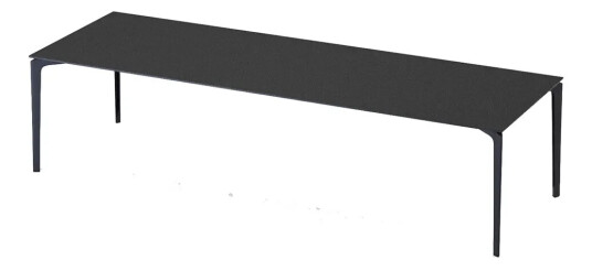 Fast Allsize Spisebord 301x101 cm SPECKL. Dark Blue / Speckled Anthracite