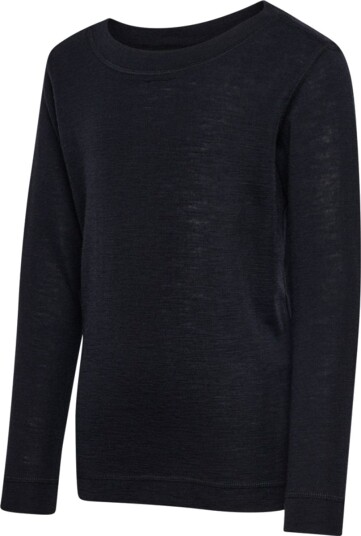 Hummel Jr ull ribb trøye - black Hummel Jr ull ribb trøye - black