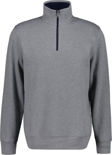 Gant Sacker Rib Half Zip GREY MELANGE XXL