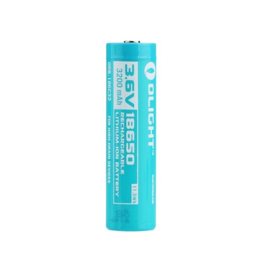 Custom 18650 batteri OLIGHT 3200 mAh / S2R II / Baton 3 Pro Custom 18650 batteri OLIGHT 3200 mAh / S2R II / Baton 3 Pro