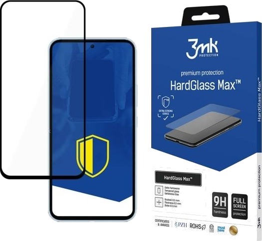 3Mk Heart Glass Hardglass Max For Samsung Galaxy A54 5G (Sm-A546) Svart (5903108516532)