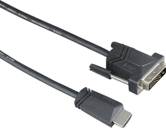 Hama HDMI kabel, HDMI til DVI/Dl (1,5 m)