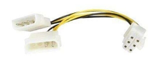StarTech.com LP4 to 6 Pin PCI Express Video Card Power Adapter - strm-splitter