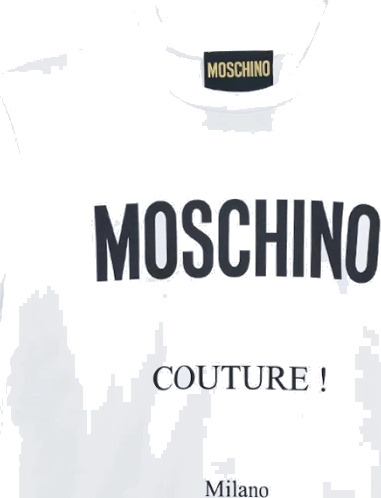 Moschino Herre Topper Hvit 2XL,